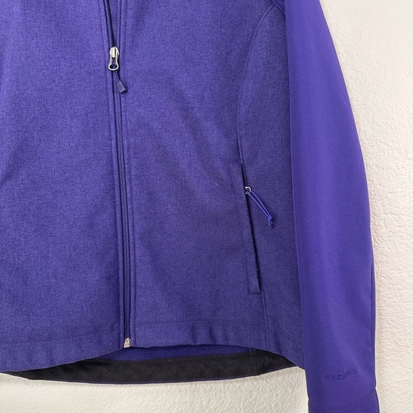 The North Face Women's Apex Bionic Full-Zip Soft Shell Jacket Purple  SP - Picture 3 of 8